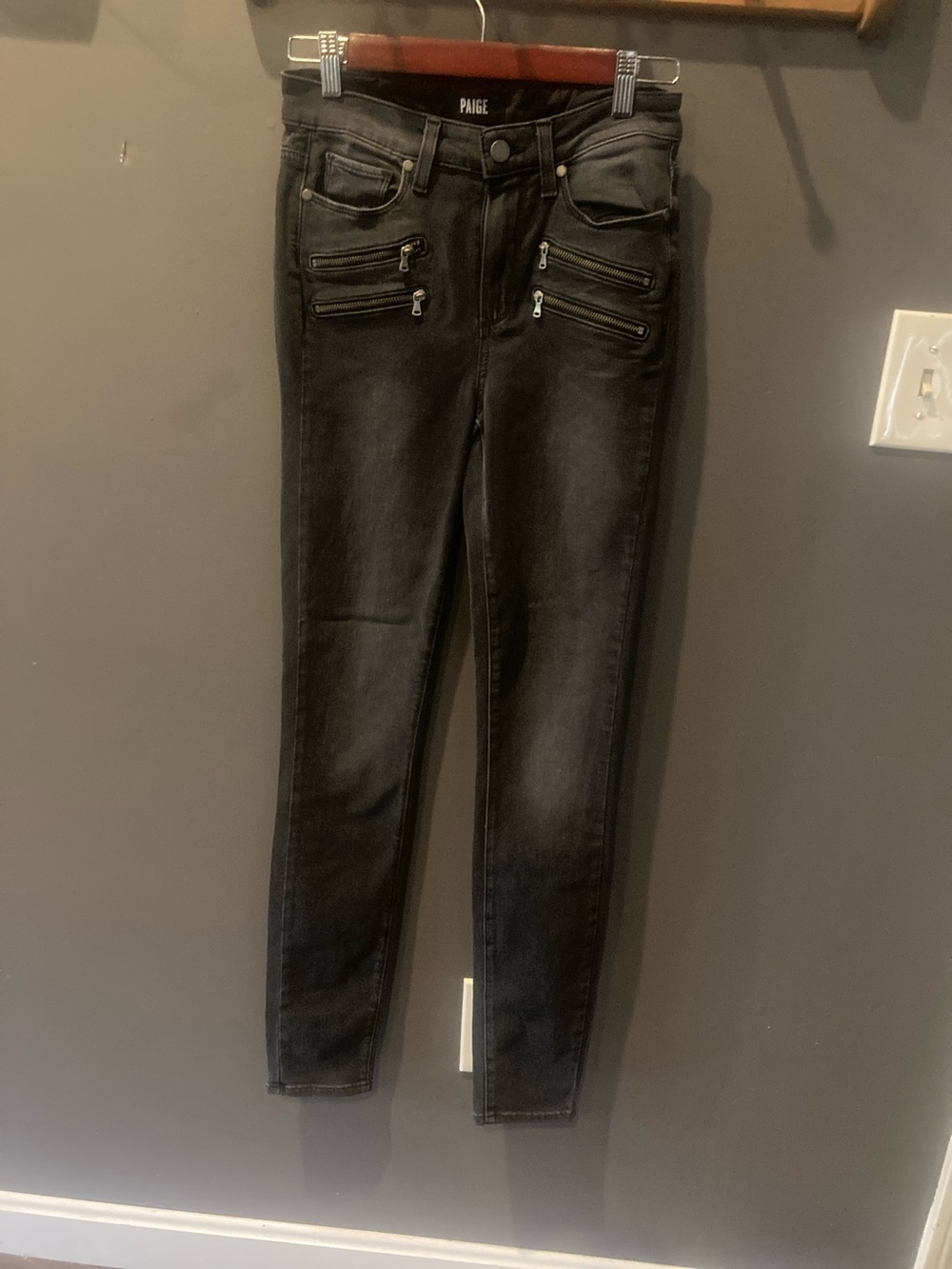 Paige size 26 moto jeans great condition